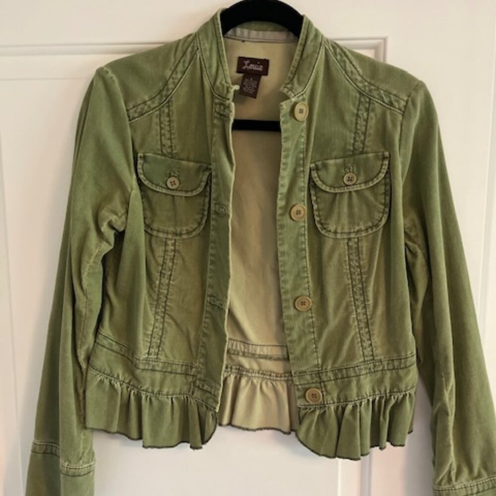 Louie by Anthropologie Cropped Corduroy Jacket